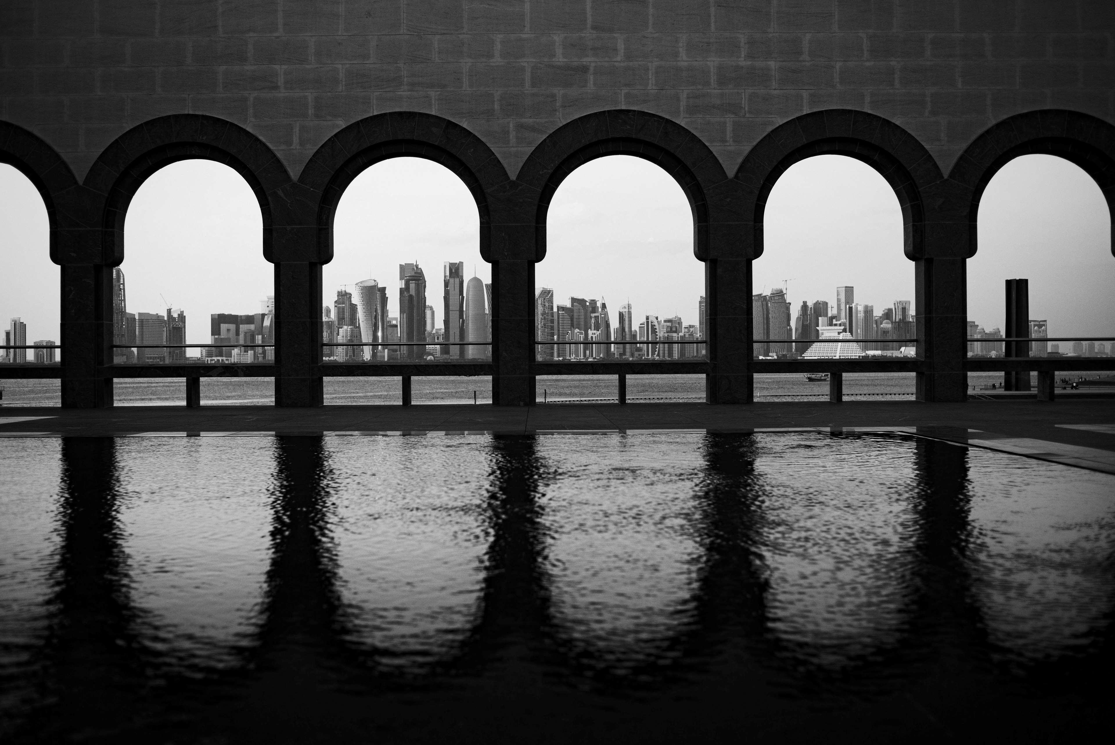 Hotel Park Hyatt Doha, Msheireb Downtown Esterno foto View of the skyline from the mosque