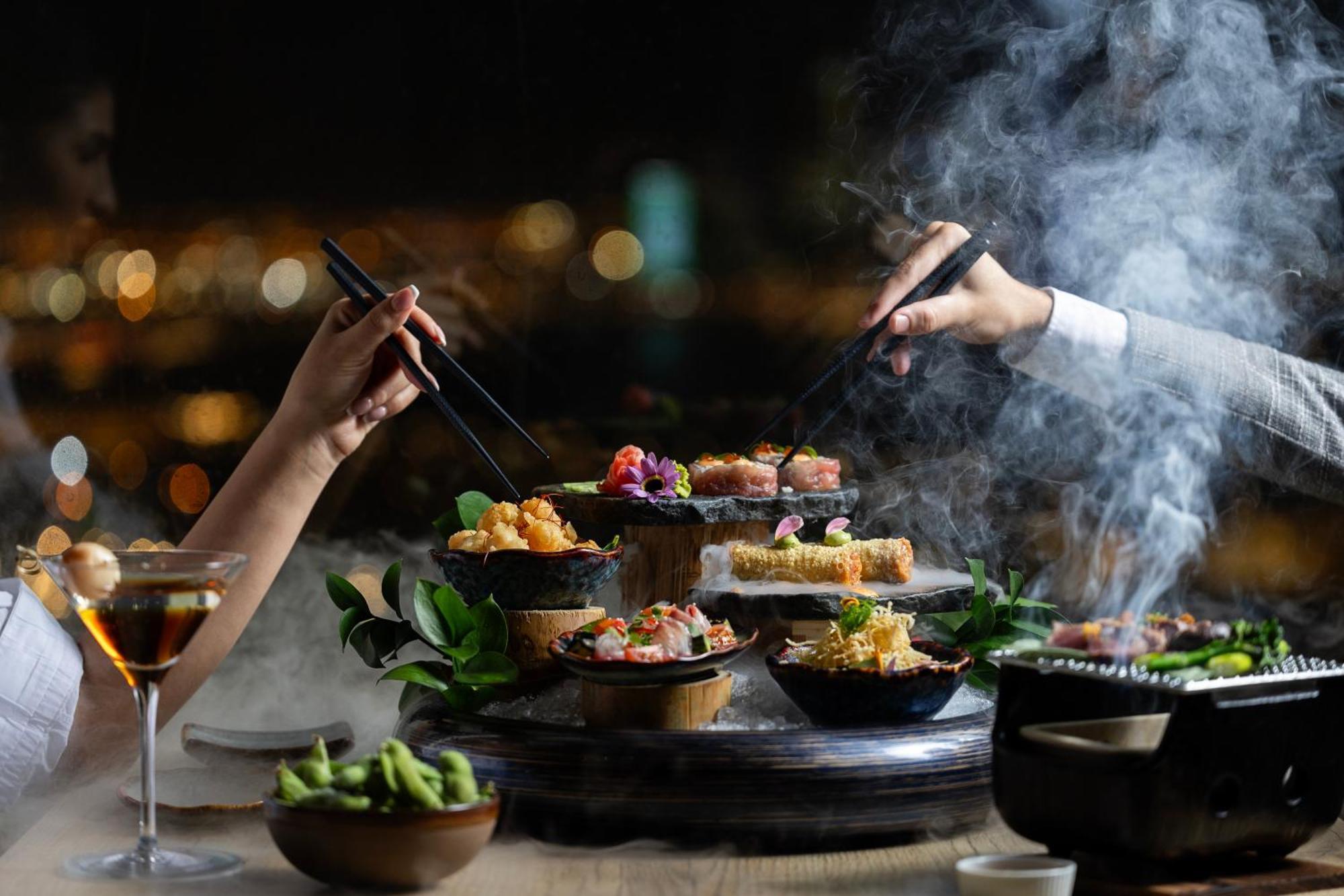 Hotel Park Hyatt Doha, Msheireb Downtown Esterno foto A selection of dim sum